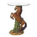 Majestic Stallion Accent Table